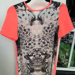 Neon mini dress from Finders Keepers